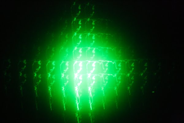 Laser through Lense