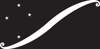 Flag is suitable in black and white medium.
