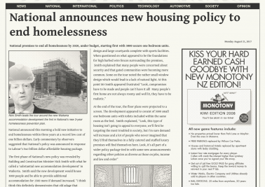 National homelessness fix story