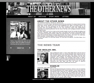 The about page of the site.